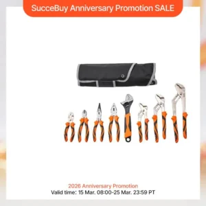 SucceBuy 8-Piece Pliers Set High Carbon Steel