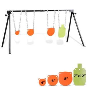 AR500 Steel Targets Stand Kit for Rifle and Pistol Training